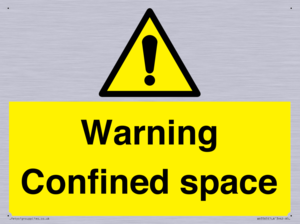Warning Confined space